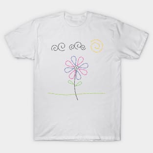 Dotted Line Daisy T-Shirt